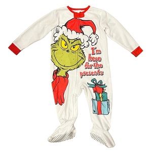 Grinch Footie Pajamas Size 24 Months